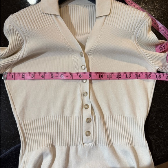 Authentic Jacquemus Cream Button-Up Blouse - Picture 7 of 11